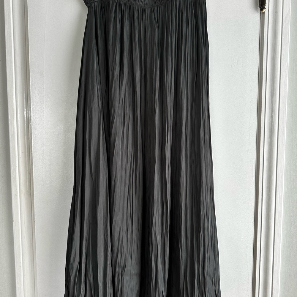 Zara Grey Pleated Skirt size M/L - Picture 5 of 6